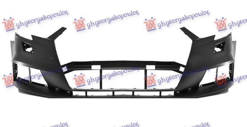 FRONT BUMPER PRIMED (W/WASHER HOLES) (WITH/WOUT PDC) (A QUALITY)