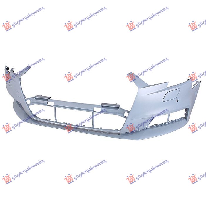 FRONT BUMPER PRIMED (W/4 PDC & WASHER HOLES) (A QUALITY)