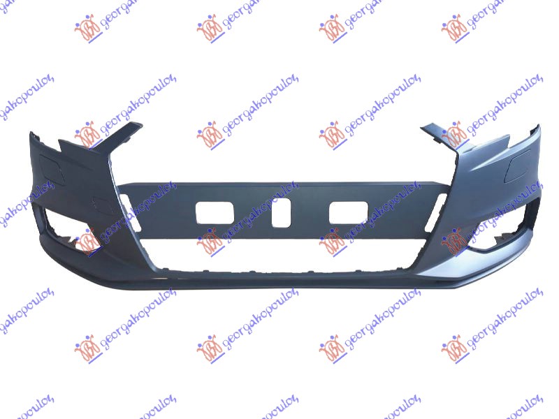 FRONT BUMPER PRIMED (W/WASHER HOLES) (CHINA)