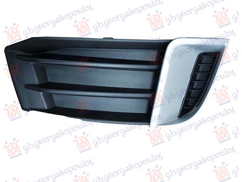 FRONT BUMPER GRILLE WITH SILVER MOULDING (SPORT)