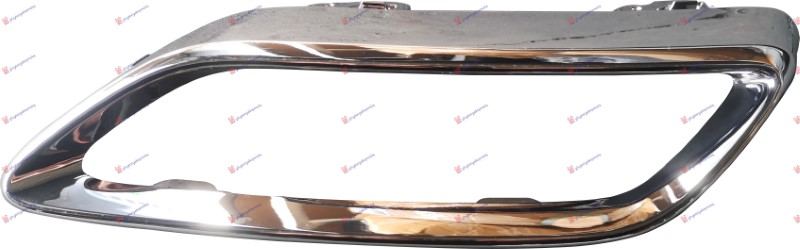 REAR BUMPER SPOILER CHROME FRAME (S-LINE)