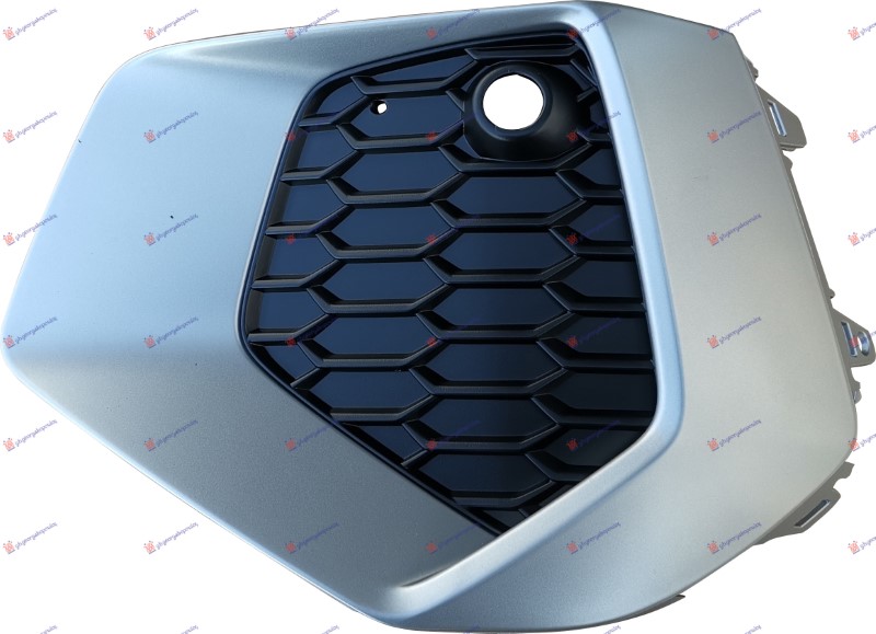 FRONT BUMPER GRILLE (BLACK W/ SILVER MOULDING) (W/1 PDC)