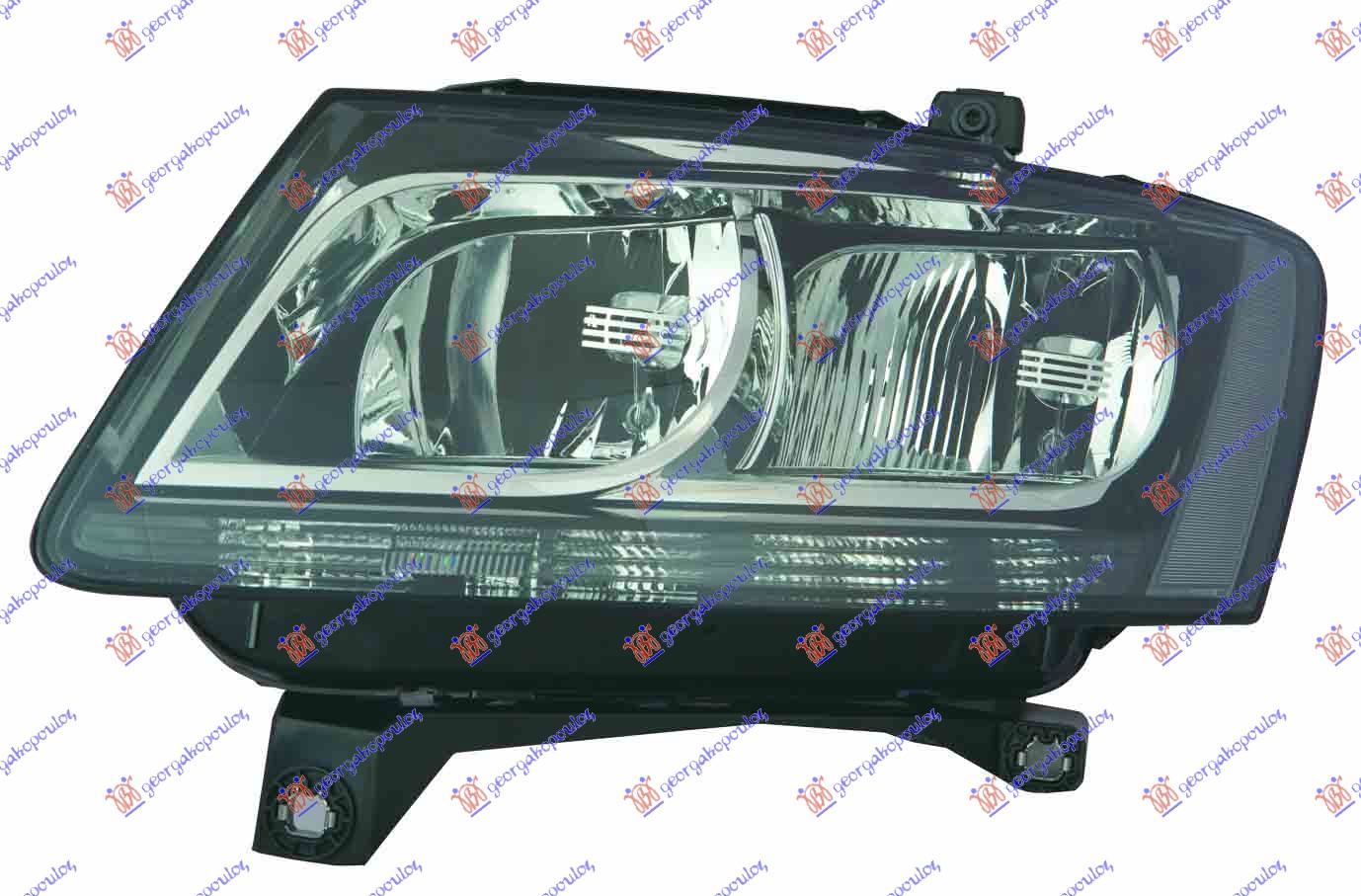 HEAD LAMP ELECTRICAL W/LED DRL (DEPO)