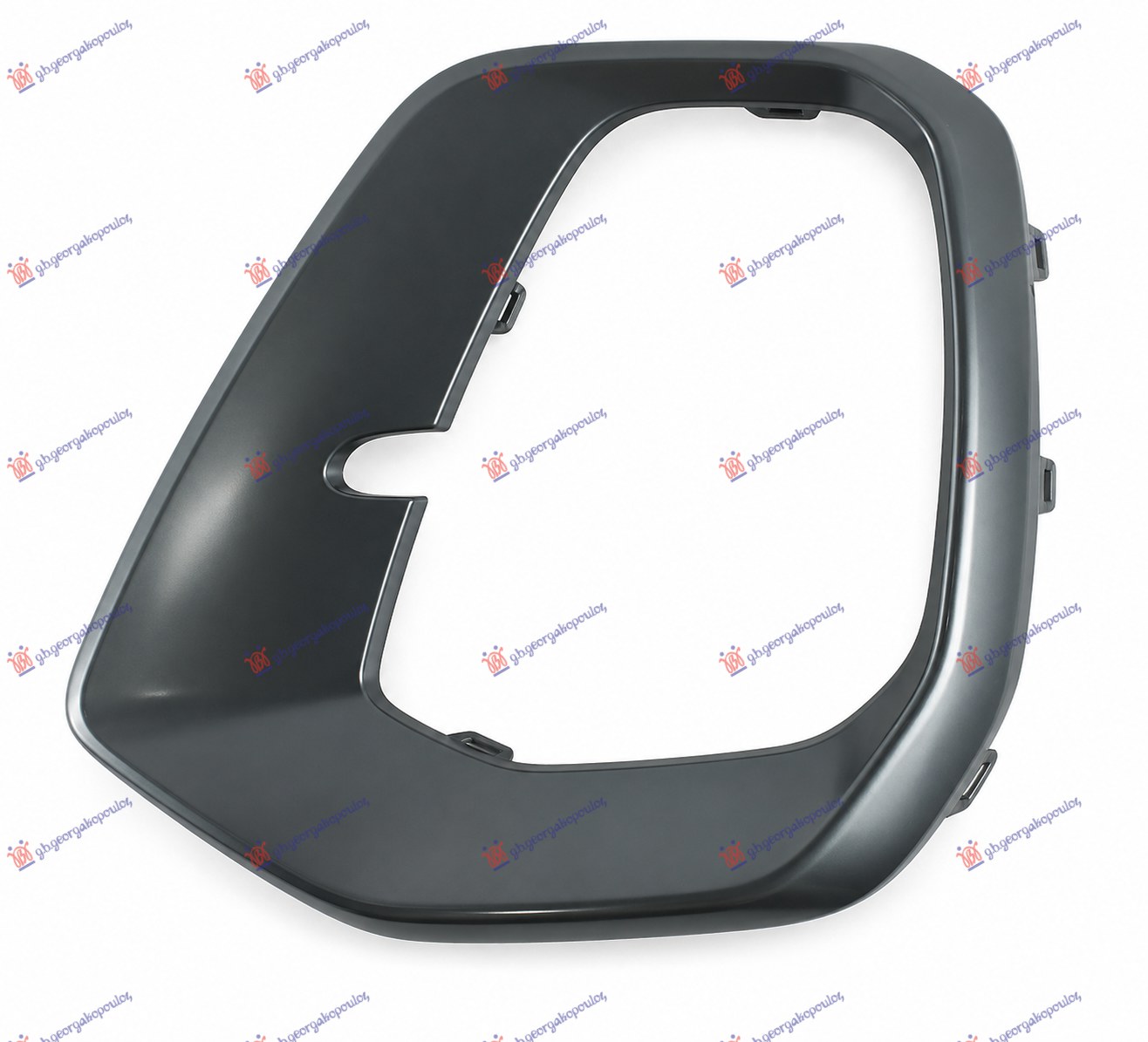 FRONT BUMPER SIDE GRILLE MOULDING (DARK GREY ) (S-LINE)