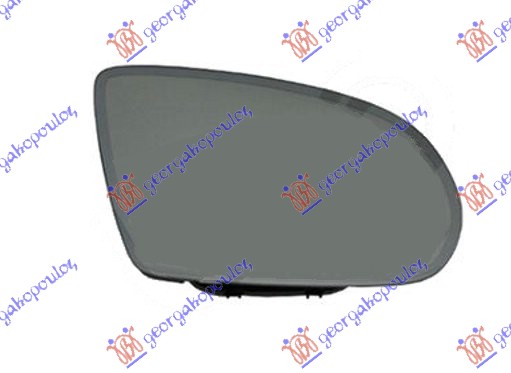 DOOR MIRROR GLASS HEATED
