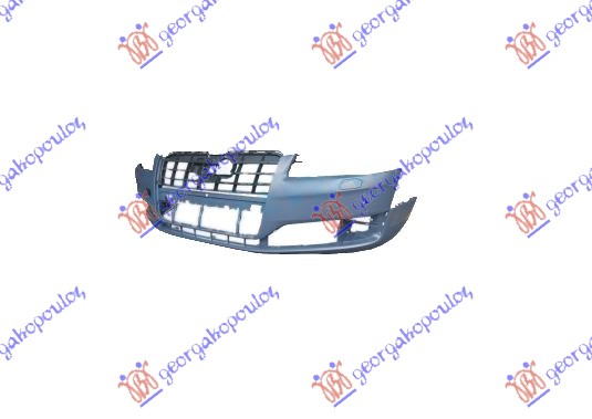 FRONT BUMPER PRIMED (W/2 PDC & WASHER HOLES & APS PLUS)