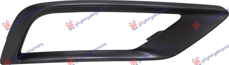 REAR EXHAUST MOULDING BLACK (S-LINE)