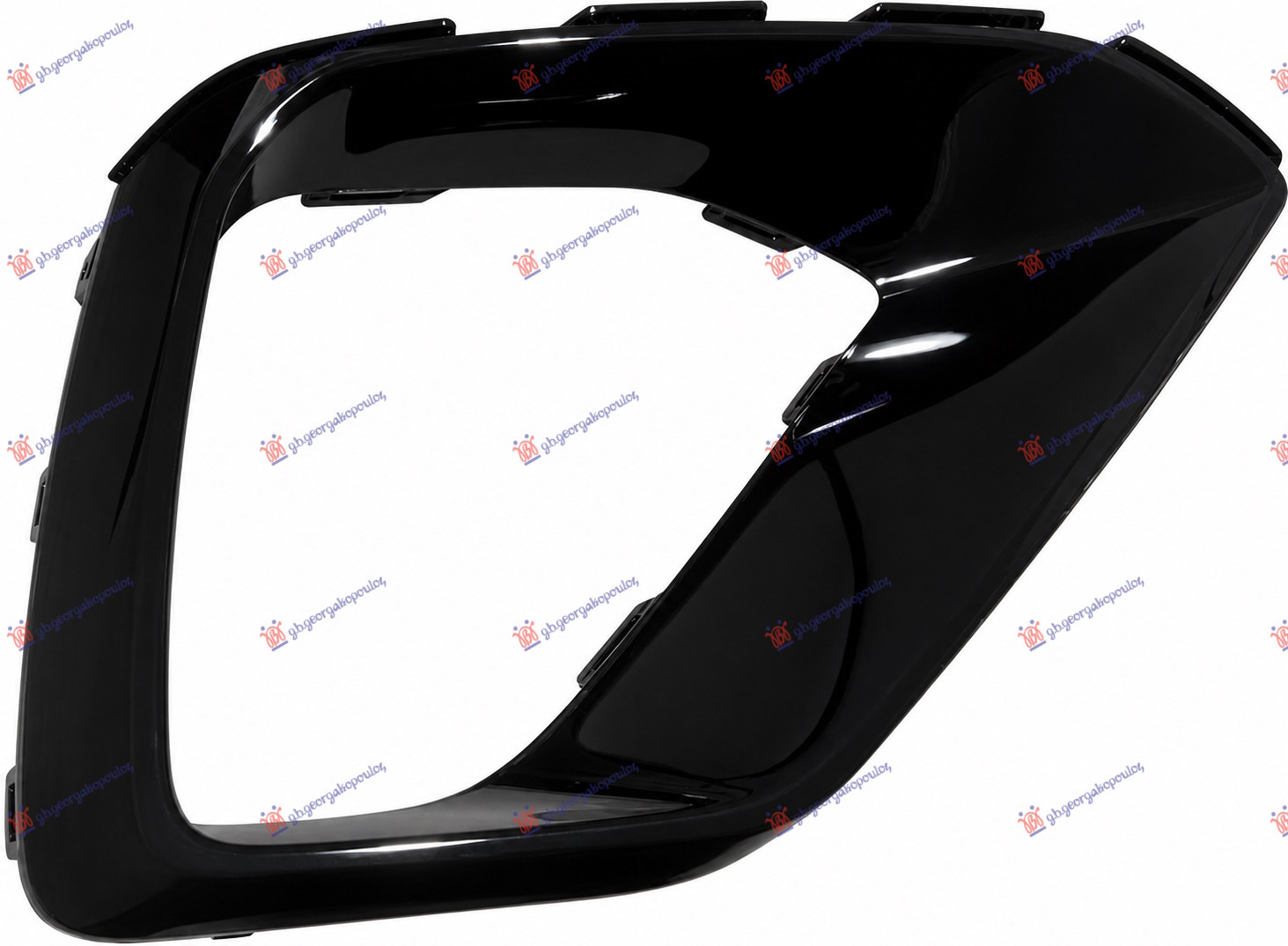 FRONT BUMPER GRILLE MOULDING (PAINTED BLACK) (S-LINE)