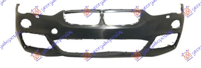 FRONT BUMPER PRIMED ( W/WASHER HOLES) (M-SPORT)