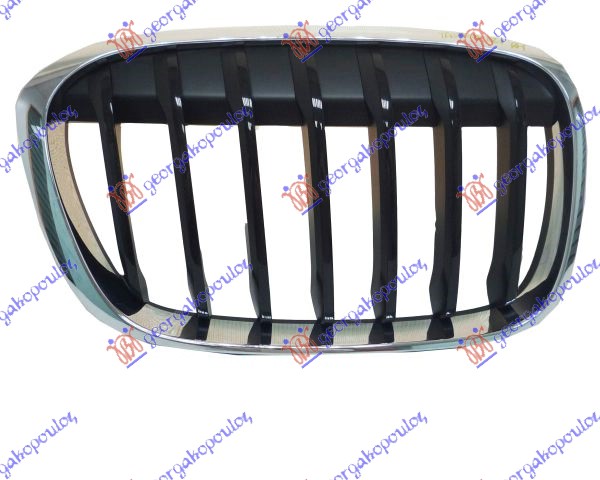 GRILLE SIDE PIECE (CHROME/BLACK) (BASIS)