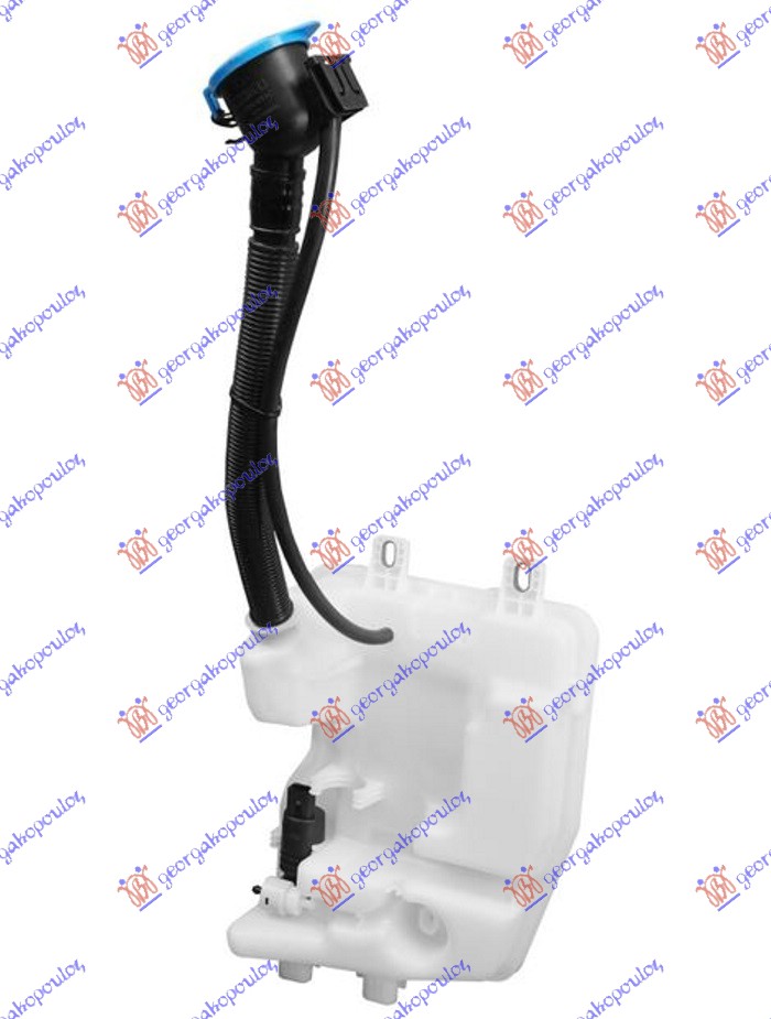 WIPER WASHER TANK WITH MOTOR & CAP & NECK