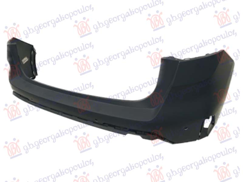 REAR BUMPER PRIMED (W/4 PDC) (A QUALITY)