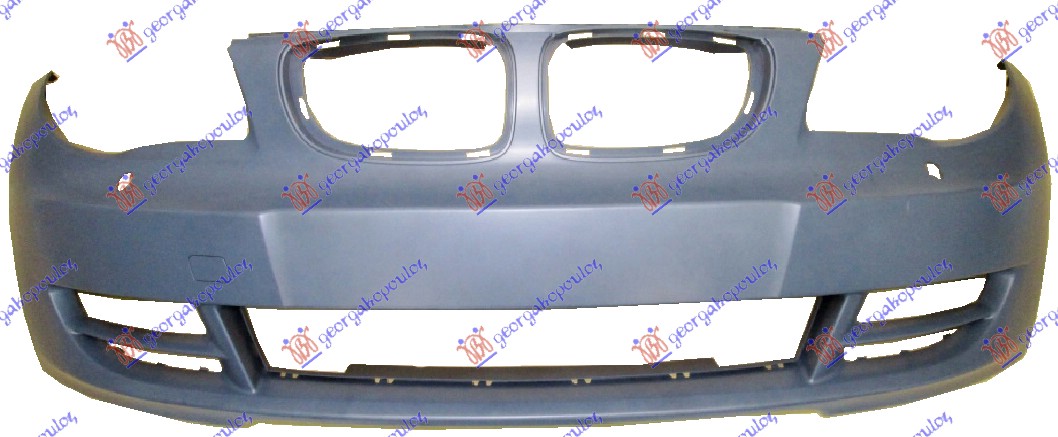 FRONT BUMPER PRIMED (W/WASH.HO) -2011