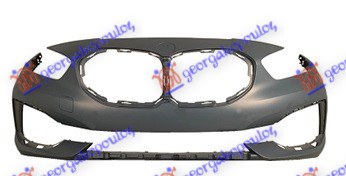 FRONT BUMPER PRIMED (W/MOULDIG HOLES) (A QUALITY)