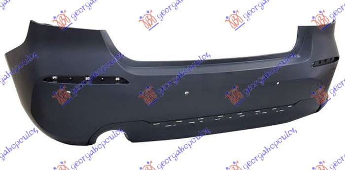 REAR BUMPER PRIMED (W/ONE SINGLE EXHAUST) LUXURY-LINE (W/4 PDC)