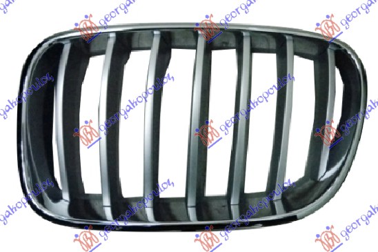 GRILLE SIDE PIECE (CHROME/TITANIUM)