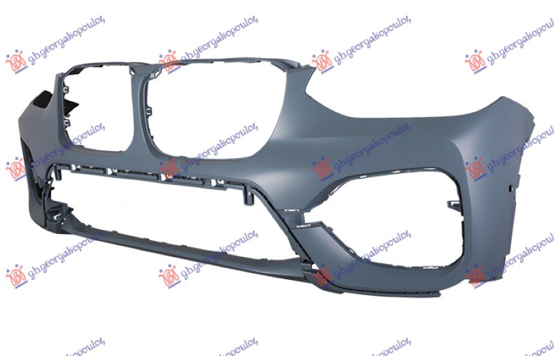 FRONT BUMPER PRIMED (W/2 PDC) (BASIS)