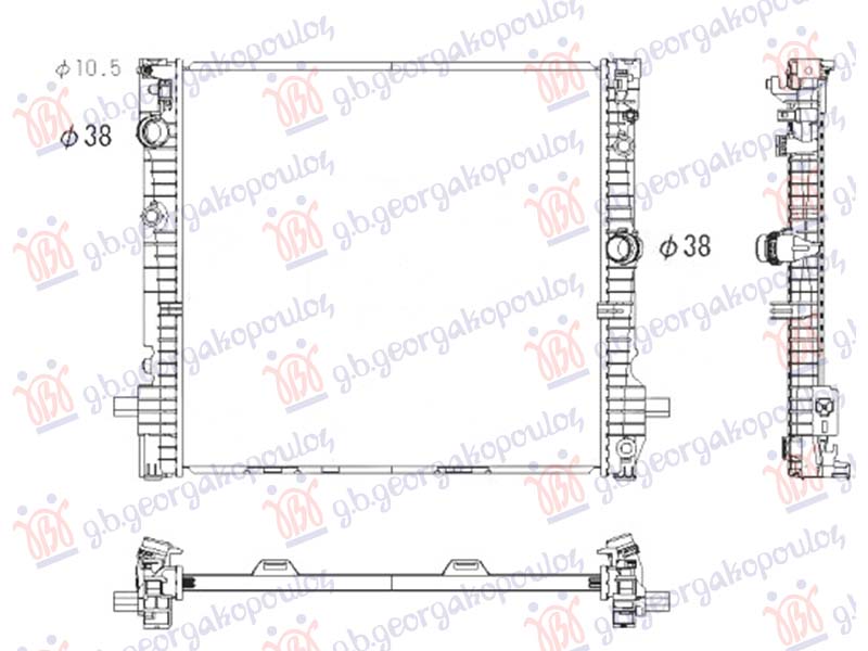RADIATOR 2.0 PETROL/HYBRID (615x605)