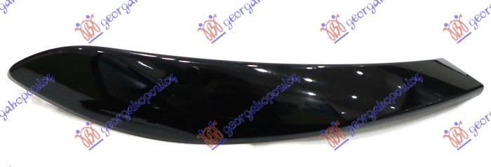 DOOR HANDLE INNER GRAB FRONT/REAR POLISHED BLACK (OUTER PART)