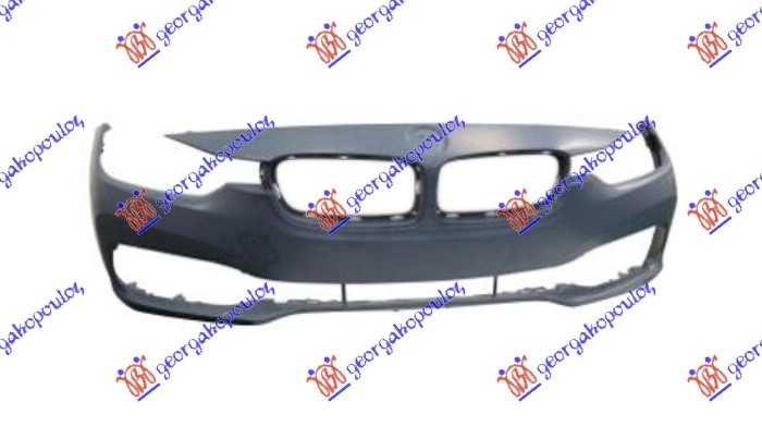 FRONT BUMPER PRIMED (W/CUTTING MARKS FOR PDC & CAMERA) LUXURY LINE (A QUALITY)