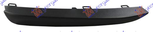 FRONT BUMPER GRILLE MOULDING BLACK