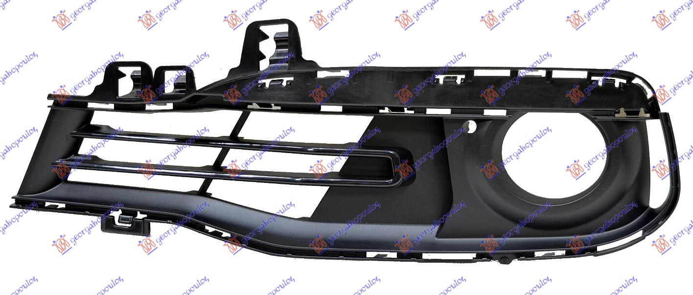 FRONT BUMPER GRILLE (OPEN) (W/ FOG LAMP HOLE) (BASE/LUXURY LINE)