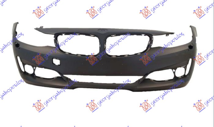 FRONT BUMPER PRIMED (MODERN LINE/SPORT LINE) (W/WASHER HOLES)