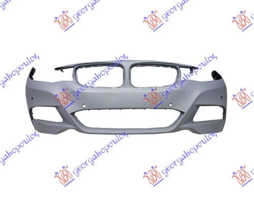 FRONT BUMPER PRIMED (M-SPORT) (W/4 PDC)