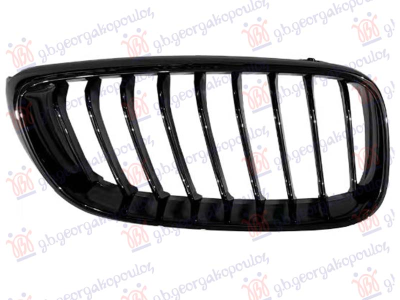 GRILLE SIDE PIECE PAINTED BLACK 2016-