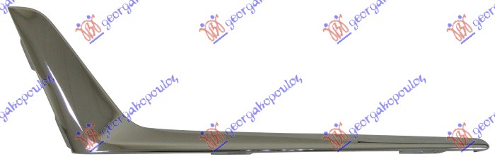 FRONT BUMPER GRILLE MOULDING UPPER CHROME (LUXURY-LINE)