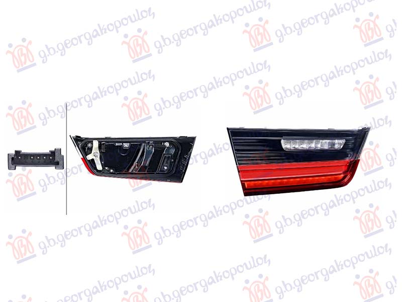 TAIL LAMP INNER FULL LED (SMOKE) (HELLA)