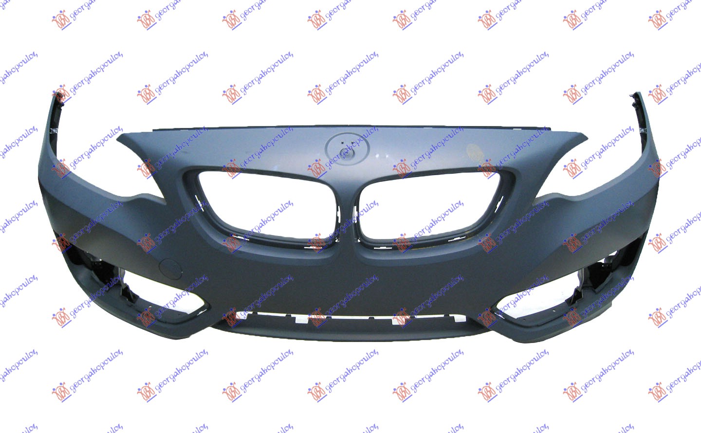 FRONT BUMPER PRIMED (SPORT) (W/CUTTING MARKS FOR PDC & WASHER HOLES)