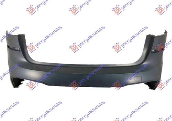 REAR BUMPER PRIMED (F46) (M-SPORT)