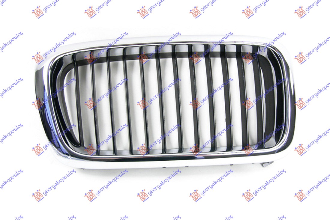 GRILLE SIDE PIECE (CHROME/BLACK)