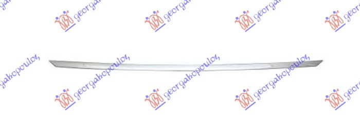 REAR BUMPER MOULDING MIDDLE CHROME