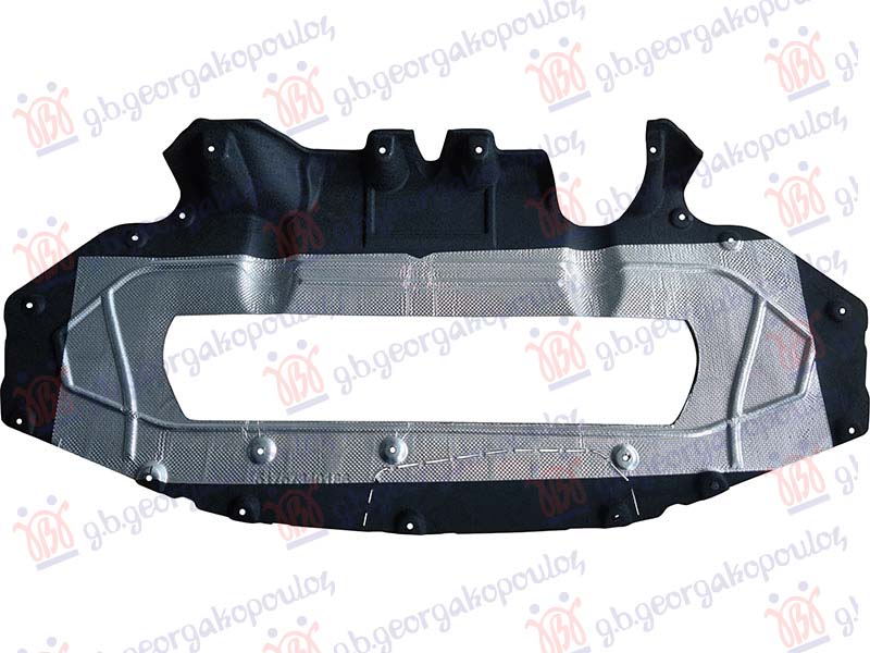 REAR PANEL LOWER(DIFFUSOR) (W/ALLUMINIUM PAD)(COTTON)