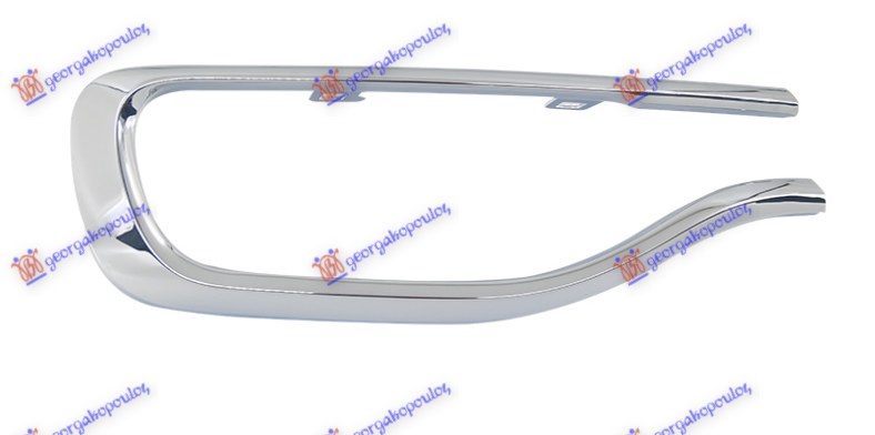 REAR EXHAUST FRAME CHROME (PURE EXCELLENCE)