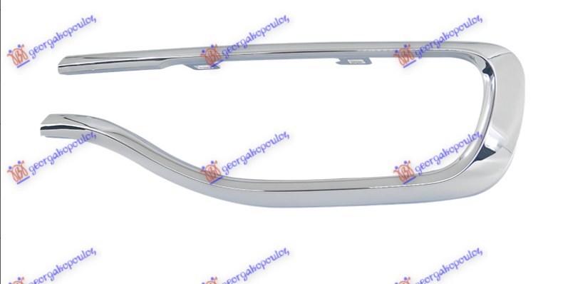 REAR EXHAUST FRAME CHROME (PURE EXCELLENCE)