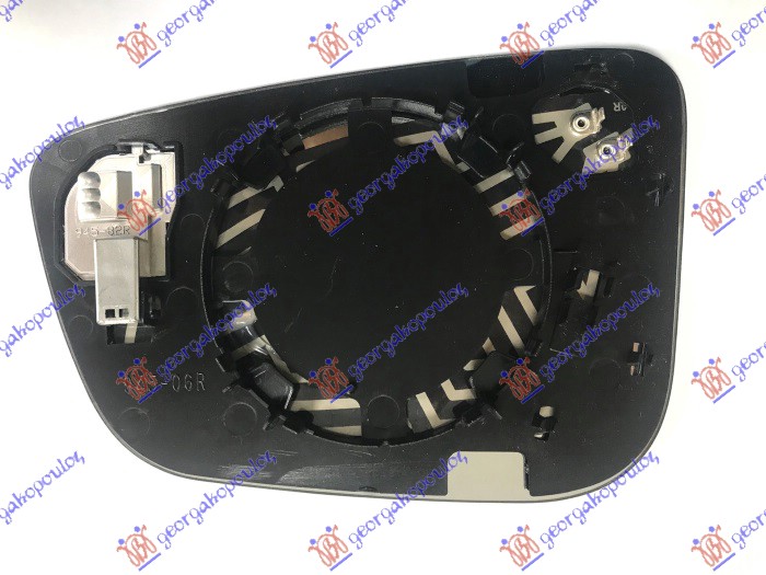 DOOR MIRROR GLASS HEATED (W/BLIS) (ASPHERICAL GLASS)