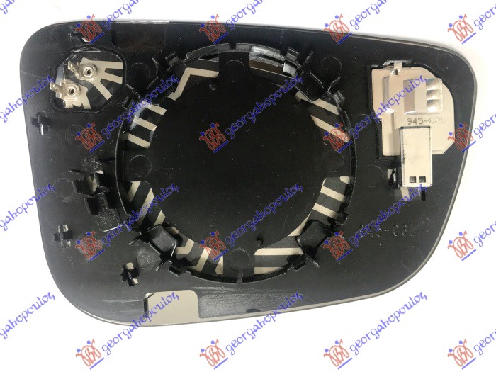 DOOR MIRROR GLASS HEATED (W/BLIS) (ASPHERICAL GLASS)