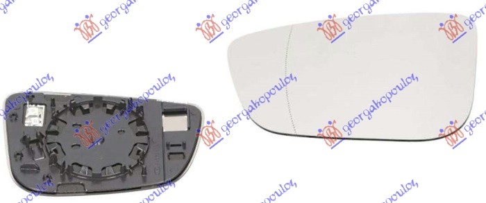DOOR MIRROR GLASS HEATED (W/AUTO DIMMING) (ASPHERICAL GLASS) (ULO)