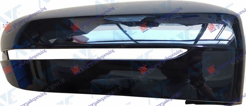 DOOR MIRROR COVER PAINTED BLACK