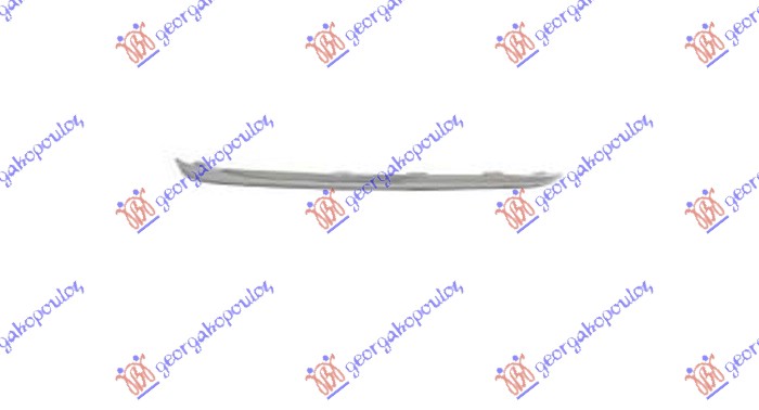 REAR BUMPER MOULDING CHROME