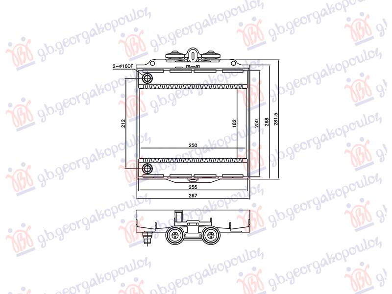 ADDITIONAL RADIATOR 3.0 PETROL (250x182)