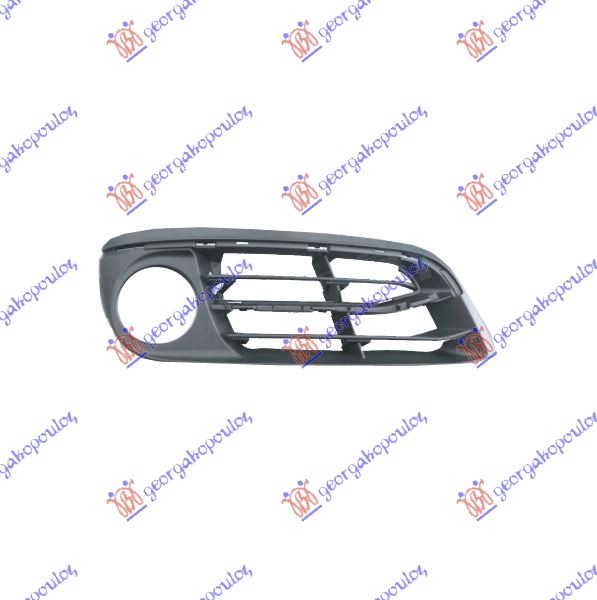 FRONT BUMPER GRILLE MIDDLE (MODERN/LUXURY) (WITH LAMP) (W/OPEN VENT HOLES)