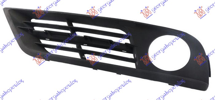FRONT BUMPER GRILLE (GT/F07) (BASIS) (W/ FOG LAMP HOLE)