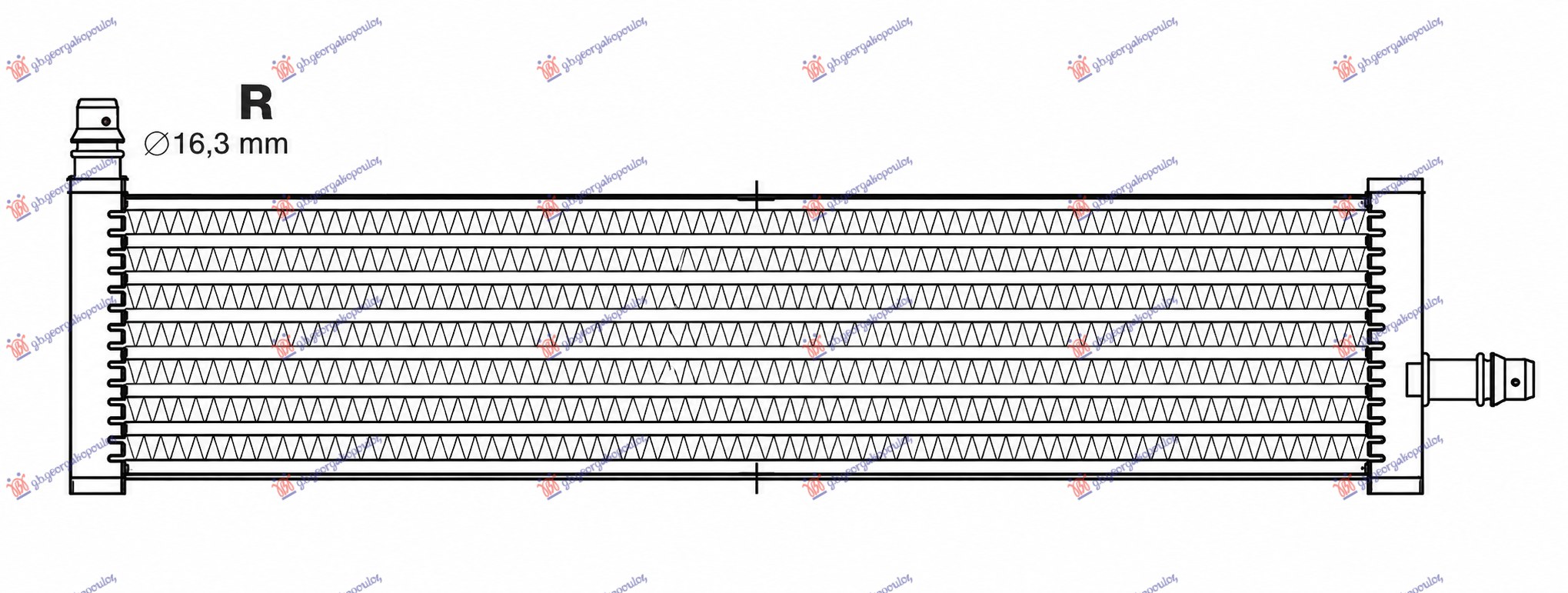 RADIATOR 2.0-3.0-4.4 PETROL MANUAL/AUTOMATIC (500x110x16)
