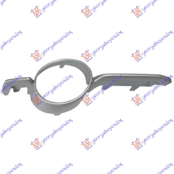 FOG LAMP FRAME SILVER -2012