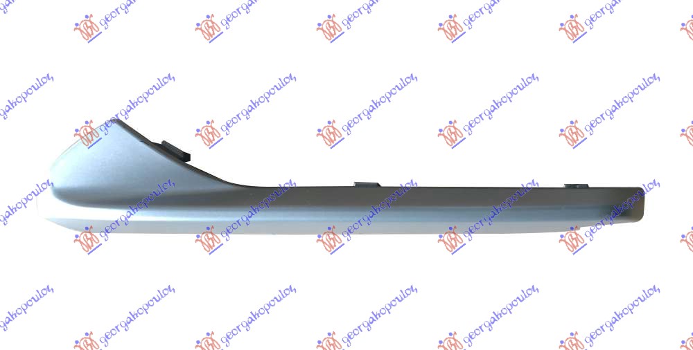 FRONT BUMPER SIDE GRILLE MOULDING (SILVER)