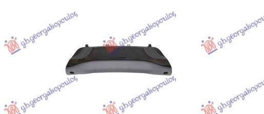 REAR TOWING HITCH COVER GLOSSY BLACK (SRT)